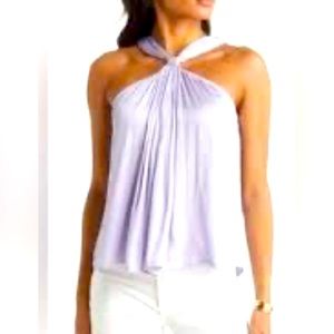 Womens Vici satin tank in Dusty Lavender, size Medium.  New with tags.